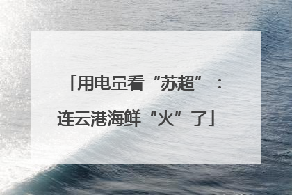 用电量看“苏超”：连云港海鲜“火”了