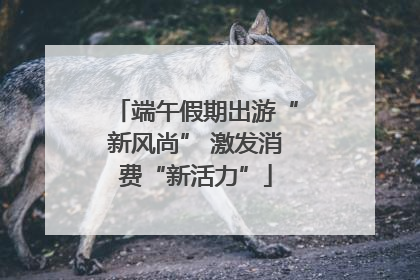 端午假期出游“新风尚” 激发消费“新活力”