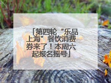 第四轮“乐品上海”餐饮消费券来了！本周六起报名摇号