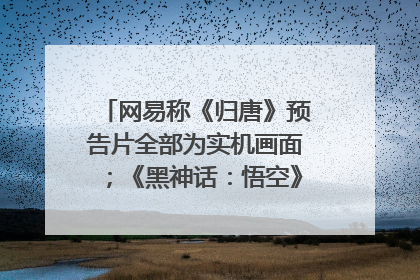 网易称《归唐》预告片全部为实机画面；《黑神话：悟空》公布Xbox版预购视频｜游戏早参