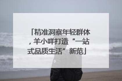 精准洞察年轻群体，羊小咩打造“一站式品质生活”新范