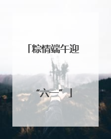 粽情端午迎“六一”
