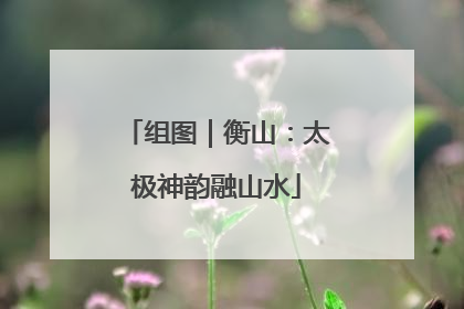 组图｜衡山：太极神韵融山水