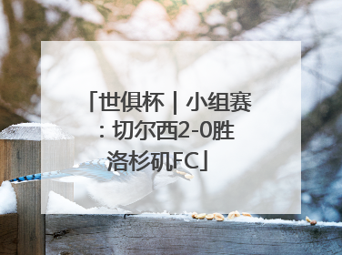 世俱杯｜小组赛：切尔西2-0胜洛杉矶FC