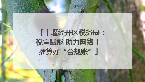 十堰经开区税务局：税宣赋能 助力网络主播算好“合规账”