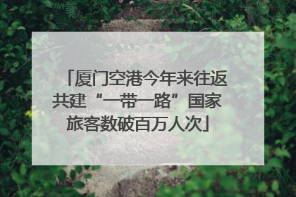 厦门空港今年来往返共建“一带一路”国家旅客数破百万人次