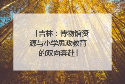 吉林：博物馆资源与小学思政教育的双向奔赴