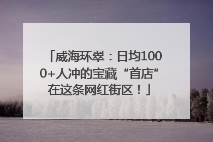 威海环翠：日均1000+人冲的宝藏“首店”在这条网红街区！