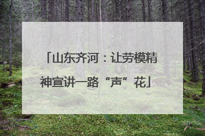 山东齐河：让劳模精神宣讲一路“声”花