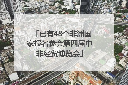 已有48个非洲国家报名参会第四届中非经贸博览会