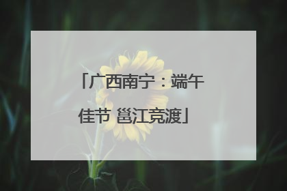 广西南宁：端午佳节 邕江竞渡