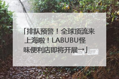 排队预警！全球顶流来上海啦！LABUBU怪味便利店即将开展→
