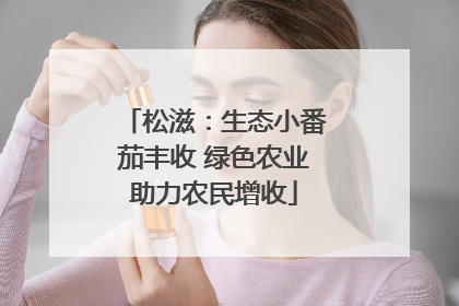 松滋：生态小番茄丰收 绿色农业助力农民增收