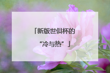 新版世俱杯的“冷与热”