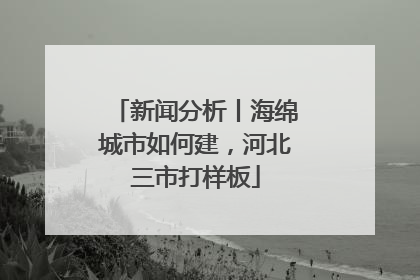 新闻分析丨海绵城市如何建，河北三市打样板