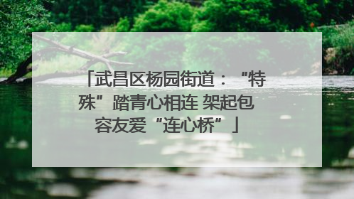 武昌区杨园街道：“特殊”踏青心相连 架起包容友爱“连心桥”
