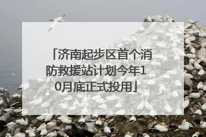 济南起步区首个消防救援站计划今年10月底正式投用