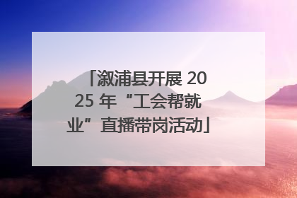 溆浦县开展 2025 年“工会帮就业”直播带岗活动