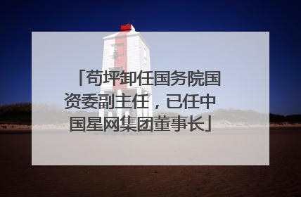 苟坪卸任国务院国资委副主任，已任中国星网集团董事长