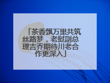 茶香飘万里共筑丝路梦，老挝副总理吉乔期待川老合作更深入