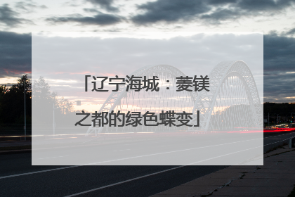 辽宁海城：菱镁之都的绿色蝶变