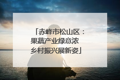 赤峰市松山区：果蔬产业绿意浓 乡村振兴展新姿