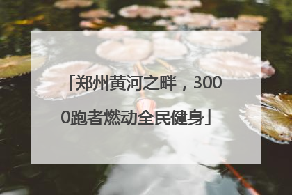 郑州黄河之畔，3000跑者燃动全民健身