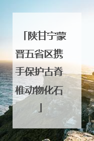 陕甘宁蒙晋五省区携手保护古脊椎动物化石