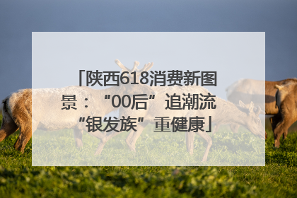 陕西618消费新图景：“00后”追潮流 “银发族”重健康