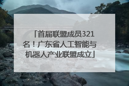 首届联盟成员321名！广东省人工智能与机器人产业联盟成立