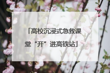高校沉浸式急救课堂“开”进高铁站