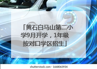 黄石白马山第二小学9月开学，1年级按对口学区招生