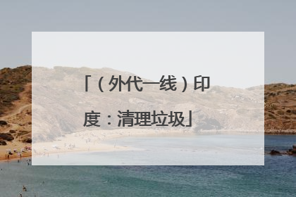 （外代一线）印度：清理垃圾