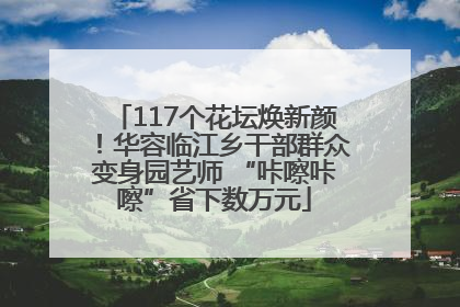 117个花坛焕新颜！华容临江乡干部群众变身园艺师 “咔嚓咔嚓”省下数万元