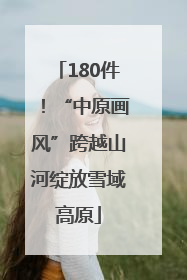 180件！“中原画风”跨越山河绽放雪域高原