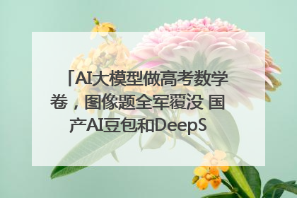 AI大模型做高考数学卷，图像题全军覆没 国产AI豆包和DeepSeek均得分144